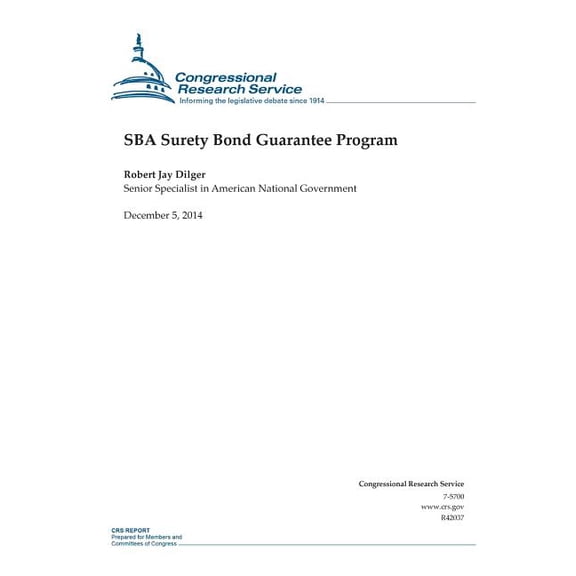 Sba Surety Bond Guarantee Program