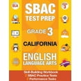 thumbnail image 1 of Sbac Test Prep Grade 3 California English Language Arts: 2 Smarter Balanced Practice Tests and Workbook, Caaspp Test Gra, (Paperback), 1 of 1