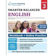 SBAC Test Prep Grade 3 English Language Arts Literacy ELA Common Core Practice Book -length Online Assessment, Paperback