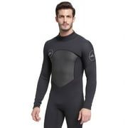 Sbart Mens 1.5mm Shorty Wetsuit, Full Body Diving Suit Front Zip Wetsuit for Diving Snorkeling Surfing Swimming