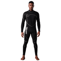 Sbart Mens 3mm Wetsuit, Full Body Diving Suit Back Zip Wetsuit for Diving Snorkeling Surfing Swimming