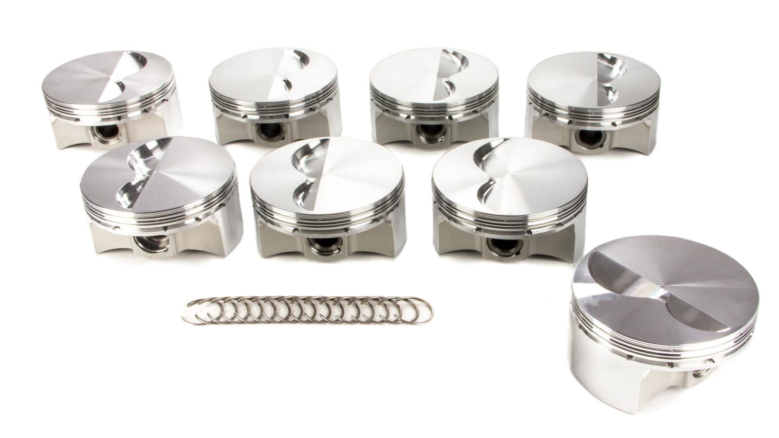 Sbc Flat Top Piston Set 4.045 Bore 5Cc