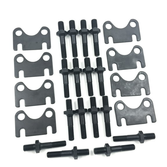 Sbc Small Block Chevy Push Rod Guide Plates And 3/8 Rocker Arm Studs Kit P-100S & RDS-2920-16
