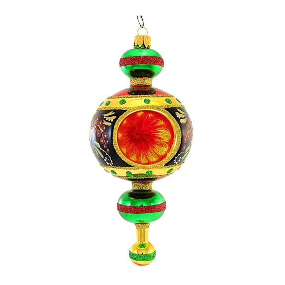 Sbk Gifts Holiday Floral Rustic 4 Ball Reflector Ornament Floral Grapes Sbk23m1012