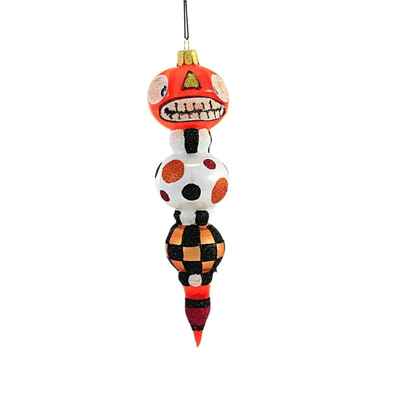 Sbk Gifts Holiday Halloween Pumpkin Totem Drop Ornament Retro Style 33169Go148
