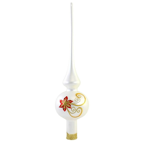 Sbk Gifts Holiday Poinsettia Elegance Tree Topper Small Christmas Flower 512468788