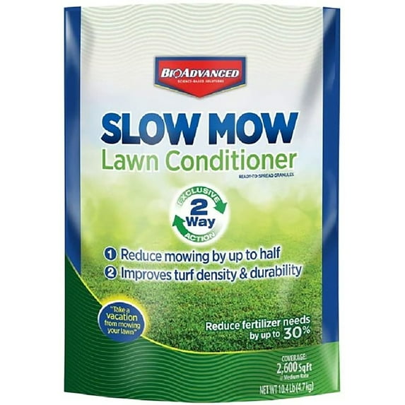BioAdvanced 712000A Slow Mow Lawn Conditioner, 10.4 Lbs
