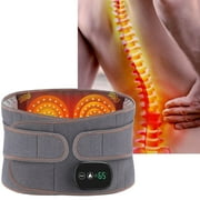 Sbomiaort Heating Pad Back Pain,Lower Back Massager with 3 Massage Modes, for Abdominal and Back Pain Relief