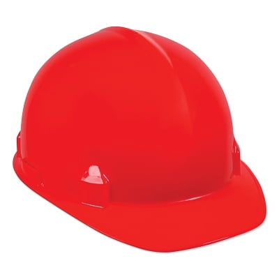 Sc-6 Hard Hat, 4-Point Ratchet, Front Brim, Red | Bundle of 5 Each