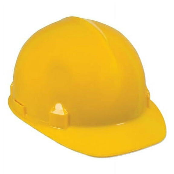 Sc-6 Hard Hat, 4-Point Ratchet, Front Brim, Yellow | Bundle of 5 Each