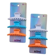 Sc nci Claw Hair Clips, Assorted 3 Pcs 2 Pack