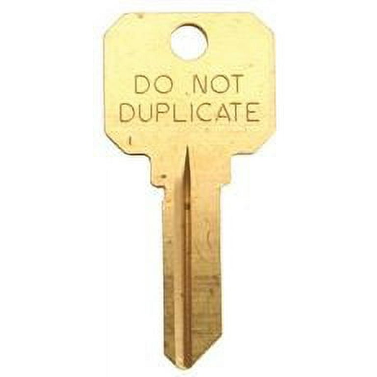 Sc1 Schlage ''Do Not Duplicate'' Key Blank 50 Pack - Walmart.com