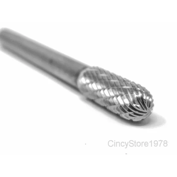Sc2D Cylindrical Cut Tungsten Carbide Burr Bur Cutting Tool Die Grinder Bit 1/4"
