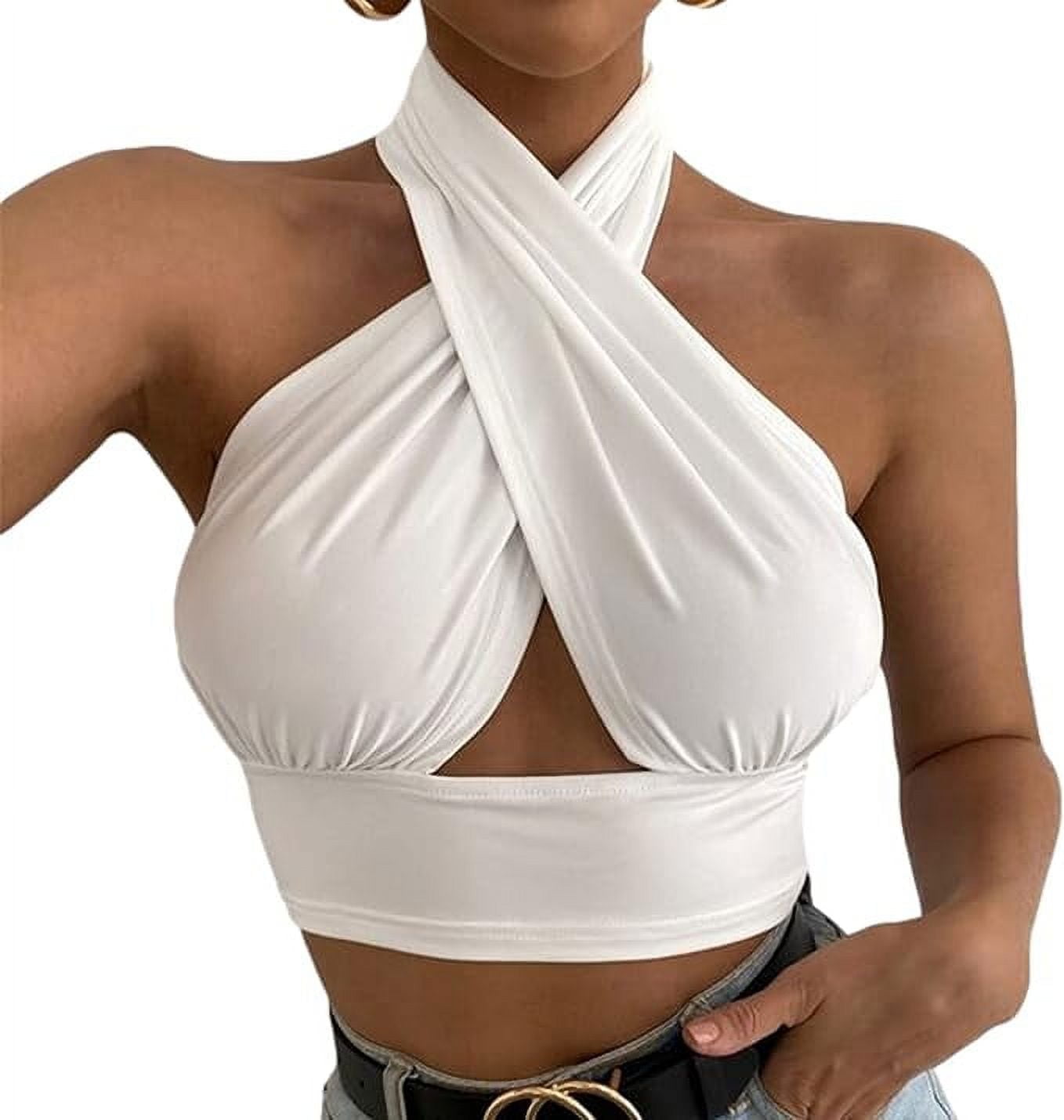 Sexy Cut-Out Off-Shoulder Crop Top