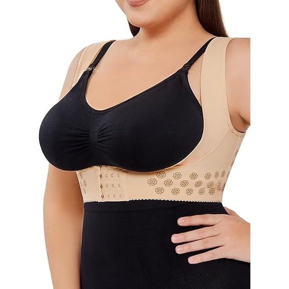 Scacto Women's Chest Brace Up Posture Corrector Shapewear Vest Tops Bra Support Shaper