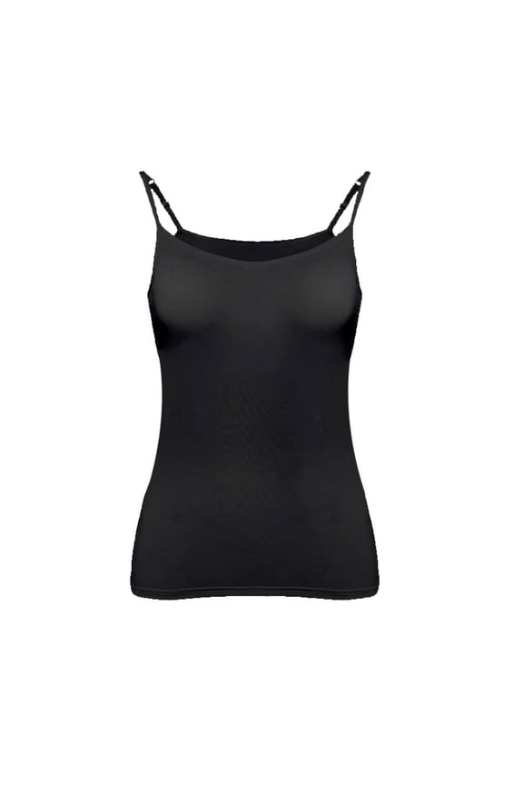 Womens Modal Built-in Shelf Bra Padded Basic Camisole Adjustable Spaghetti Strap Tank Tops Yoga Top Shirt Cotton Undershirt