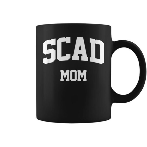 Scad Mom Arch College University Font Coffee Mugs