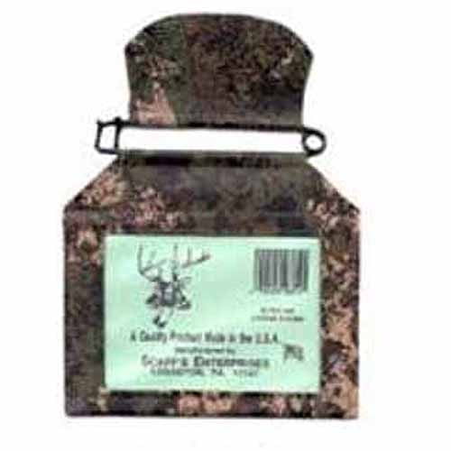 Scaff Camouflage Vinyl License Holder with Rustproof Pin