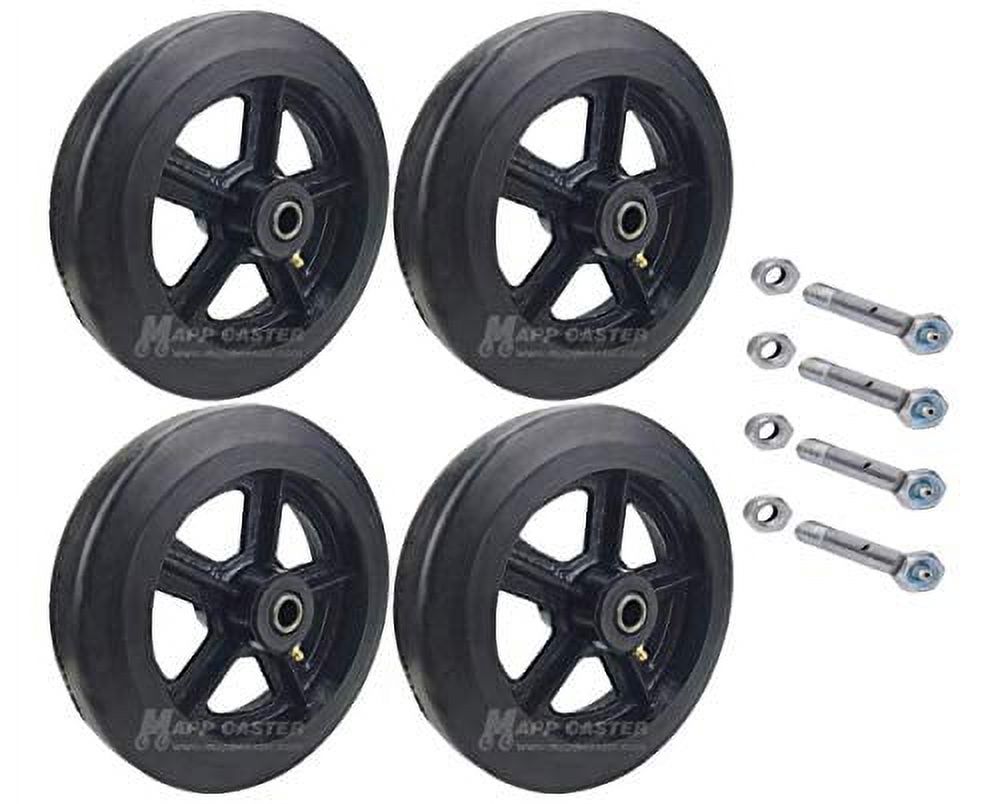 Scaffold Caster Replacement Wheels Set Of 4 Wheels With Axles