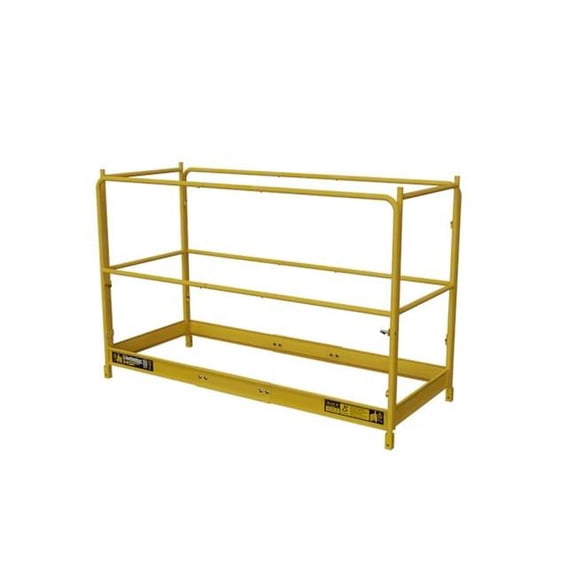 Scaffold Mart MFGRSET3-4 3-4 Multifunction System Guard Rail Steel - 200 lbs Capacity