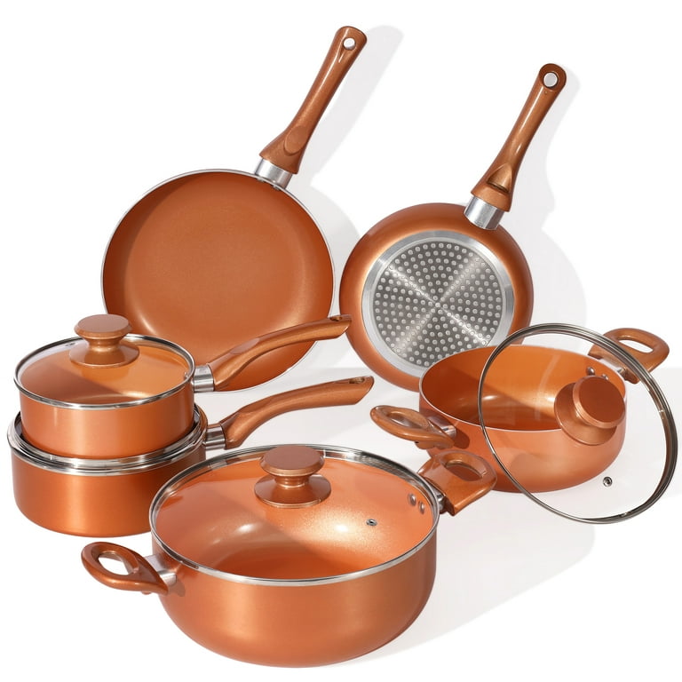 Copper Pans Copper Pan Pots and Pans Copper Set of 3 