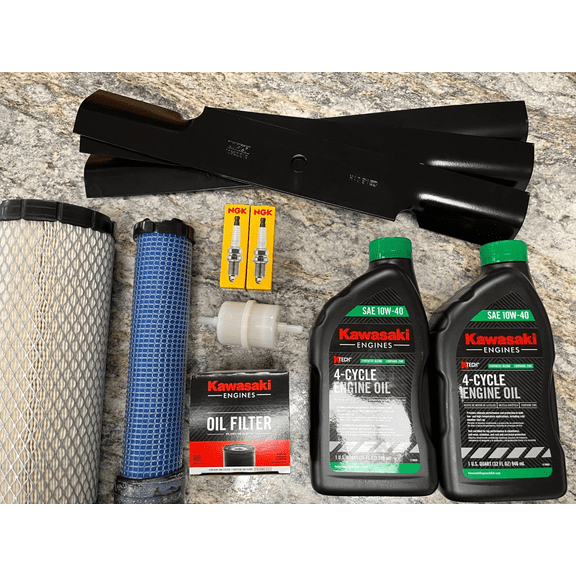 Scag Patriot 61" Cut Tune Up Kit w Blades (Kawasaki FX730) 20W50