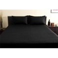 thumbnail image 1 of Scala Home 600 Thread Count 100 Percent Egyptian Cotton Black Stripe 4 Piece Bed Sheet Set - California King, 1 of 1