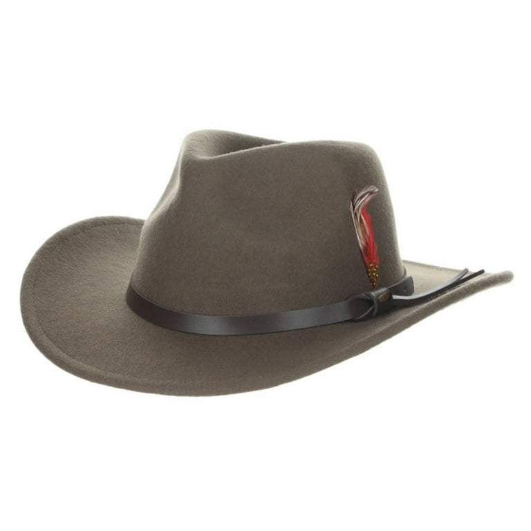 Scala - Crushable Wool Felt Outback Hat