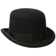 thumbnail image 1 of Scala Men's Wool Felt Derby Hat, Black, XX-Large, 1 of 2