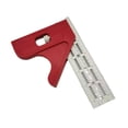 thumbnail image 1 of HOT Scalable Edge Ruler Triangle Angle Woodworking Measure Tool Adjustable Protractor, 1 of 4