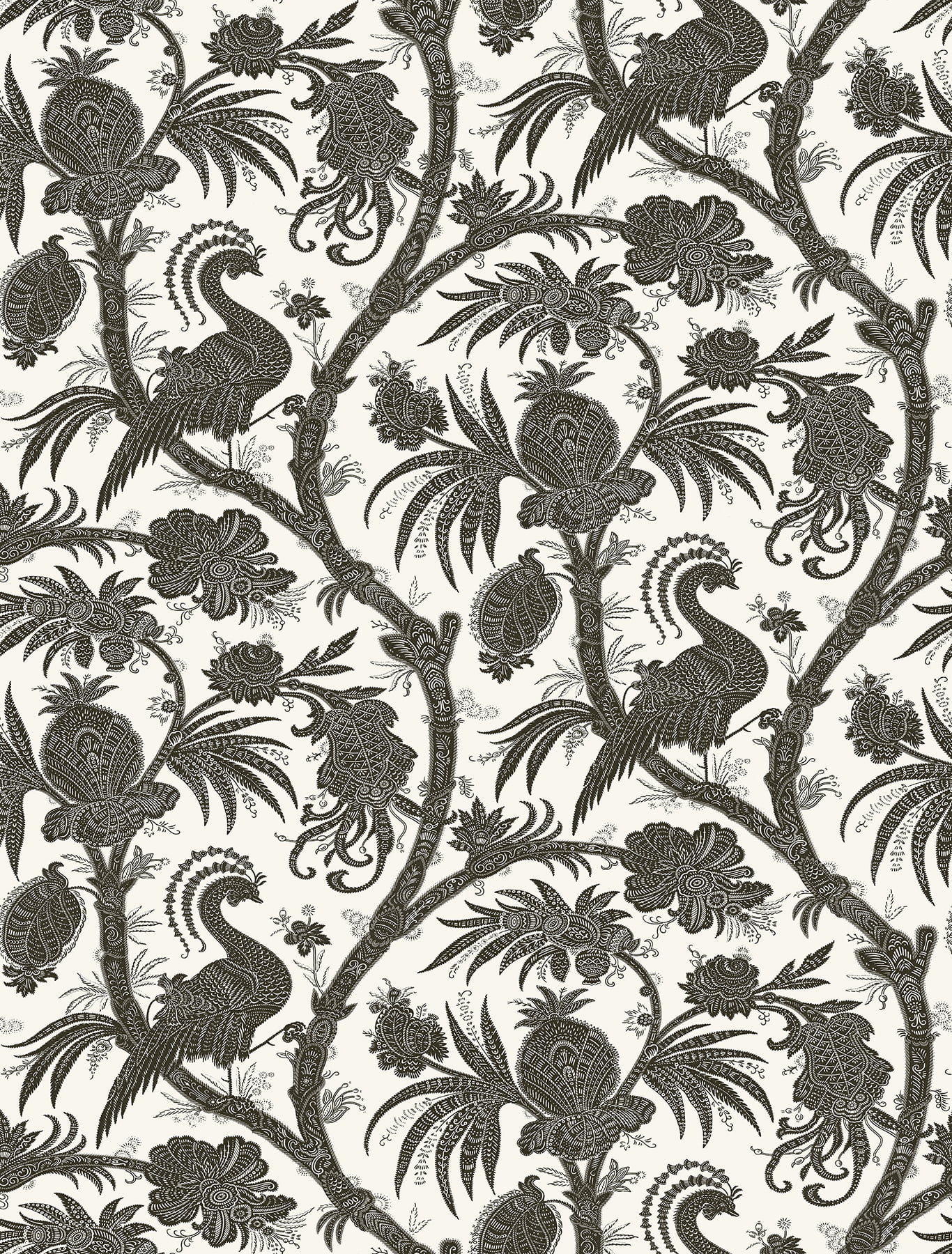 Regal Peacock Peel And Stick Removable Wallpaper
