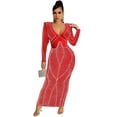 thumbnail image 1 of Scalded Mesh Long Dress, 1 of 10