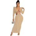 thumbnail image 1 of Scalded Mesh Long Dress, 1 of 11