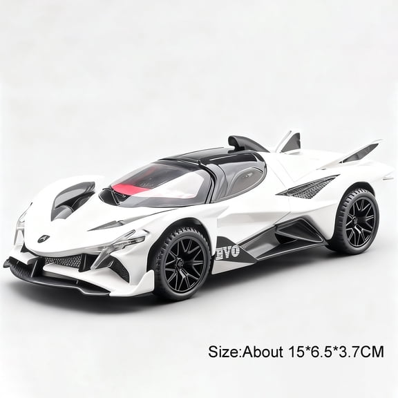 Scale 1:32 Apollo EVO IE Car Model Toy Metal Diecast Pull Back Super Cars Doors Opened Vehicle Models Best Gifts for Kids