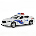 thumbnail image 1 of 1:32 Scale M8 Competition Police Car Model Toy Alloy Diecast Shock Absorption Miniature Vehicles Models for Kids Presents, 1 of 10