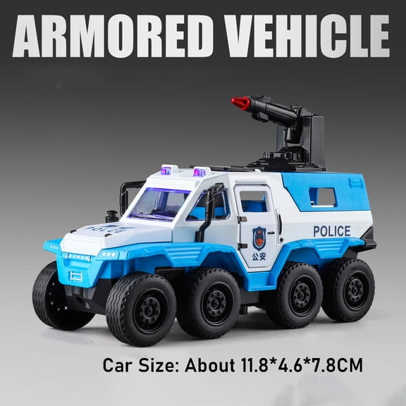 Scale 1:36 Conqueror Model Car Toy Doors Opened Sound Light Models Pull Back Missile Launch Vehicle for Children Festival Gifts