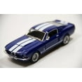 thumbnail image 1 of Scale 1/38 1967 Ford Shelby Mustang GT-500 diecast car Blue by Kinsmart, 1 of 4