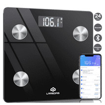 Scale for Body Weight, Smart Digital Bathroom Weighing Scales with Body Fat and Water Weight for People, Bluetooth BMI Electronic Body Analyzer Machine