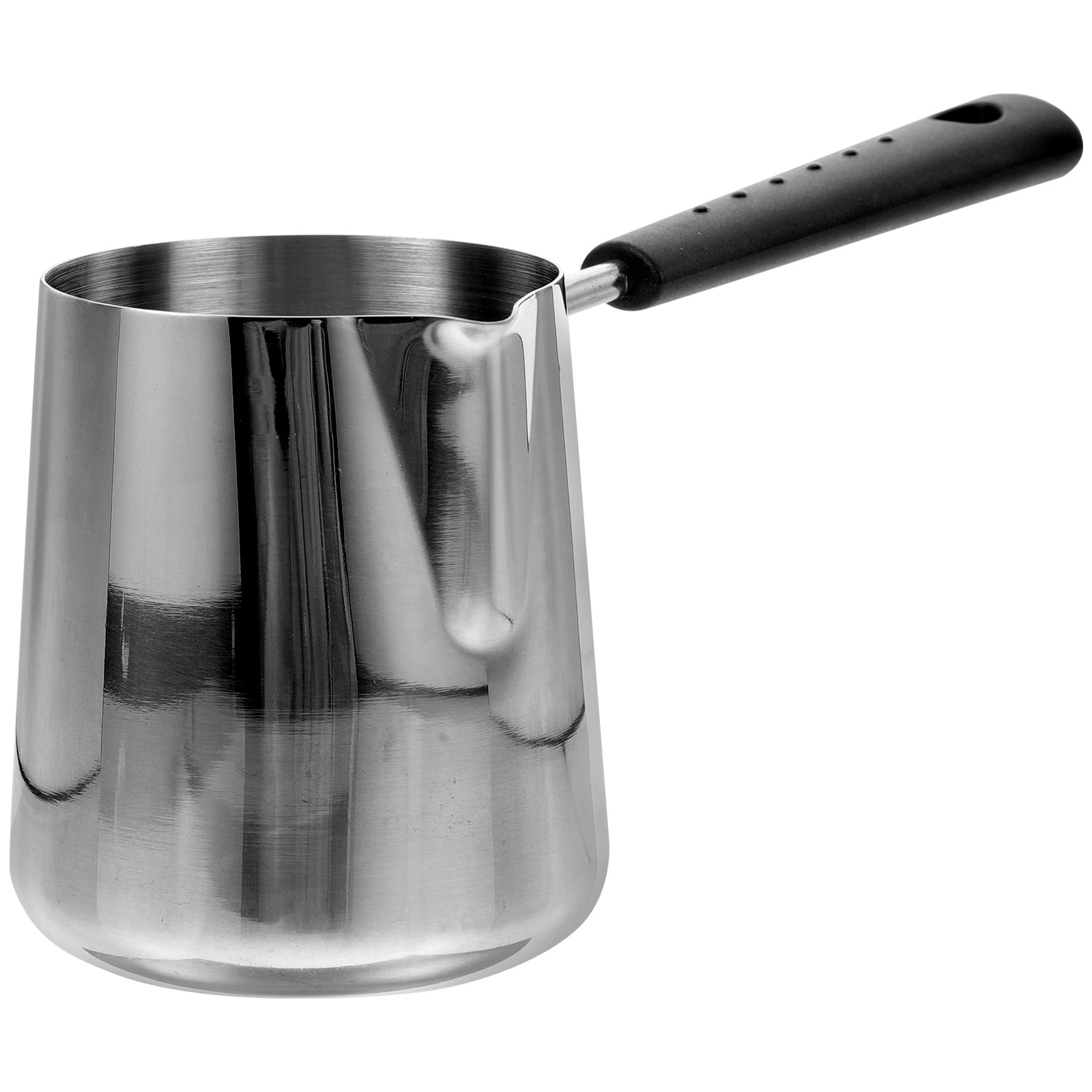 Scale Design Oil Pot Small Milk Pot Stainless Steel Saucepan with Handle Deepen Pouring Oil Pot