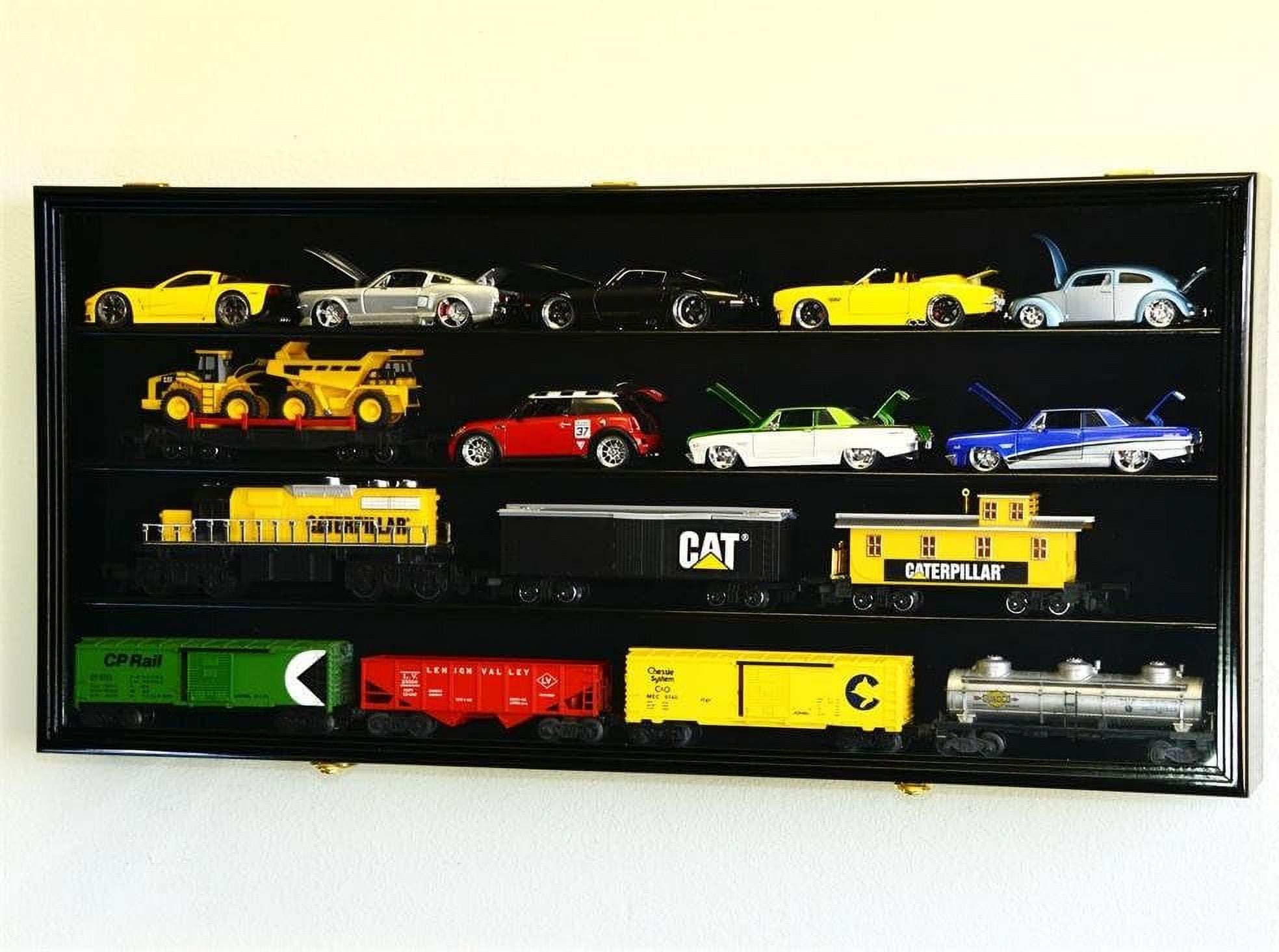 Scale DieCast Model 20 Cars Display Case 98 UV Door Holds Up