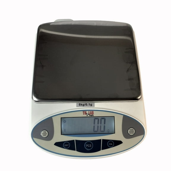 Scale Electronic 5 kg Max - 0.1 g Precision Digital Scale Laboratory Kitchen Scientific