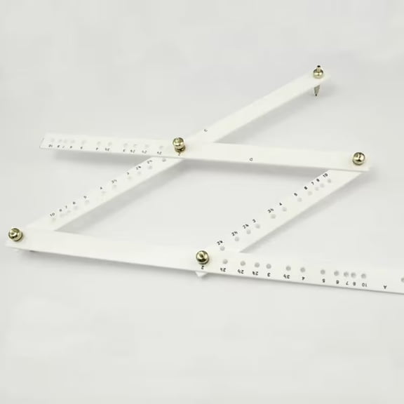 Scale Excellent Folding Ruler - Pantograph Copy Ruler for Precise Image Enlargement and Reduction, Portable Drawing Tool for Artists and Students