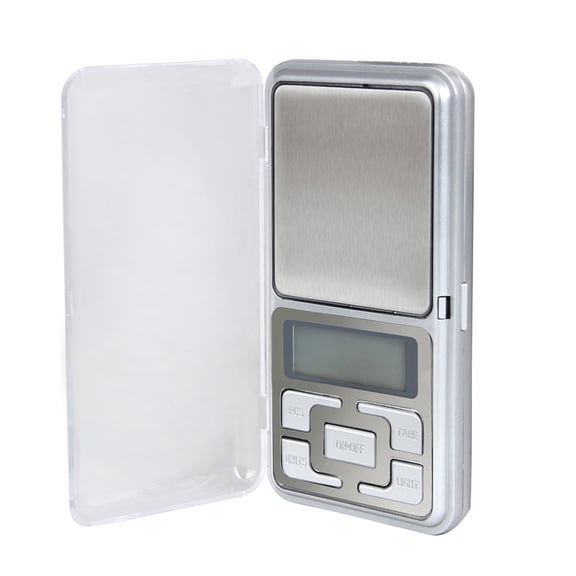 Digital Precision Scale 01g 500g LCD Gram Weight for Jewelry Gold Kitchen Dining Bar,One Size,Silver