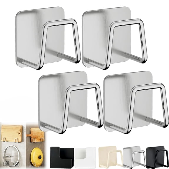 Scale Holder for Bathroom Wall, Universal Scales Holders Bathroom Wall, No Drill Bathroom Scale Body Weight Stand, Stainless Steel Sturdy Organizers for Kitchen, Fitness Room, Cabinet Home (6, E)