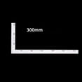 thumbnail image 1 of Scale Marks Right Angle Double Side L Fram Metal Metric Square Ruler 300/500mm, 1 of 7
