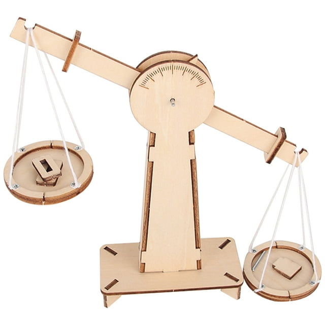 Scale Model DIY Balance Scale Toy Educational Kids Craft Toy Balance