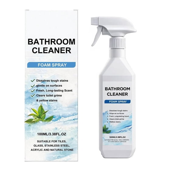 Scale Remover Bathroom Cleaner.3.38OZ Multi-Surface Cleaner for Shower, Glass, Tiles, Stainless Steel, Acrylic, Natural Stone