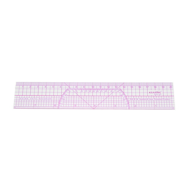 Scale Ruler Plastic Measuring Tool Multifunction Ruler Scale Ruler Math ...