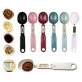 thumbnail image 1 of Scale Spoon Gram Measuring Spoon, Kitchen Digital Measuring Scale Spoon Milligram Measuring Scoop for Food Coffee Powder Tea Ingredients Baking Kitchen Gram Measuring Spoons High Precision 0.1g, 1 of 4