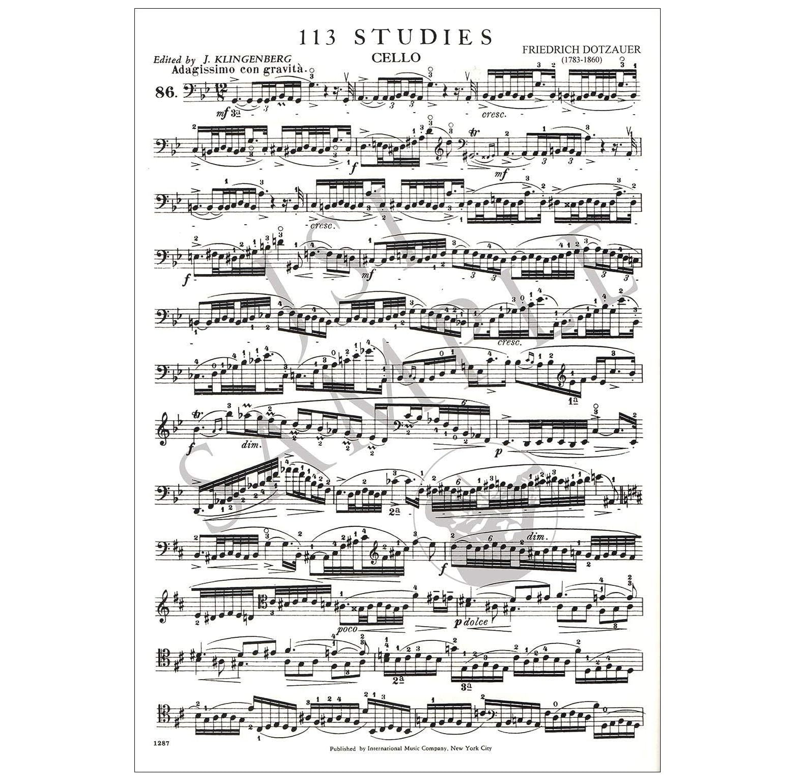 Scale System for Cello Volume 1 by Ivan Galamian